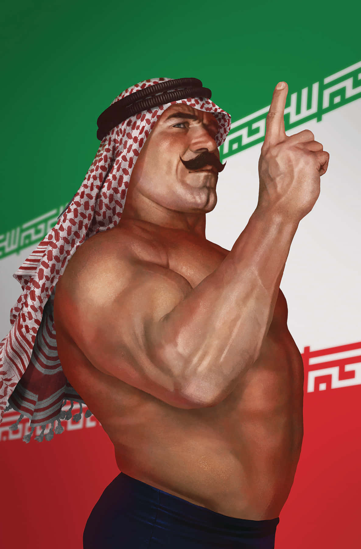 No 1 Iran Wrestler The Iron Shiek Wallpaper