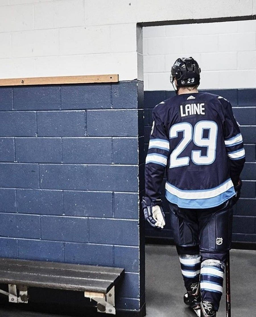 No. 29 Patrik Laine finske ishockeyspiller tapet: Wallpaper