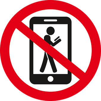 No Cellphone Sign PNG