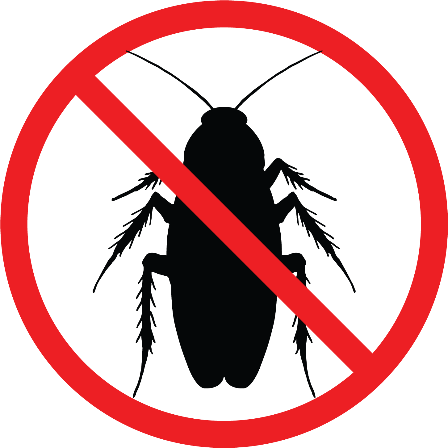 No Cockroach Sign PNG