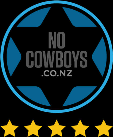 No Cowboys Logowith Stars PNG