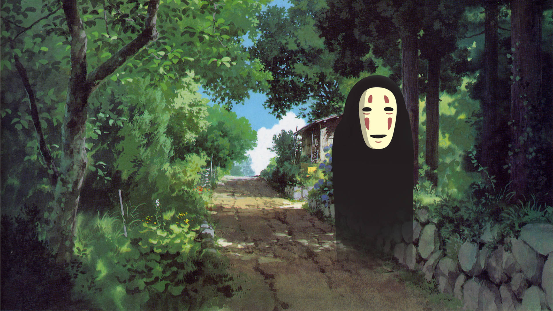 No-Face Nature Background Wallpaper