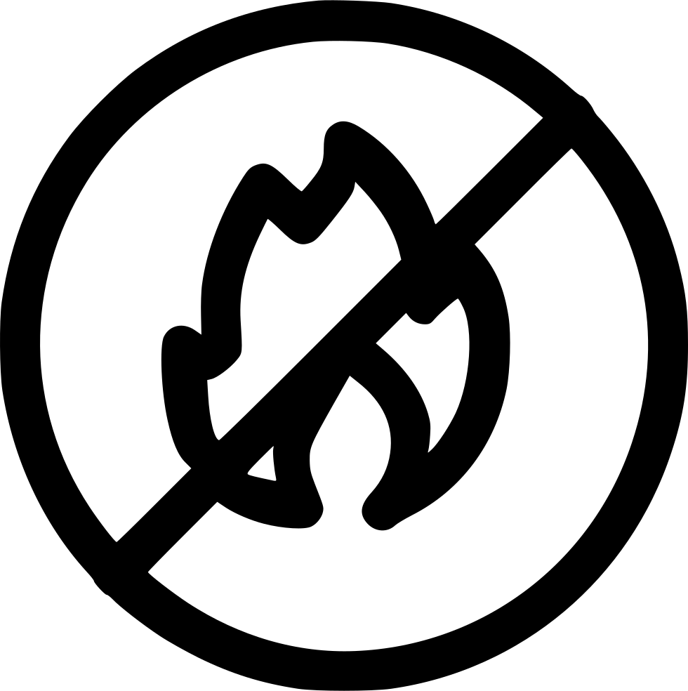 No Fire Sign Icon PNG