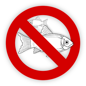 No Fishing Sign PNG