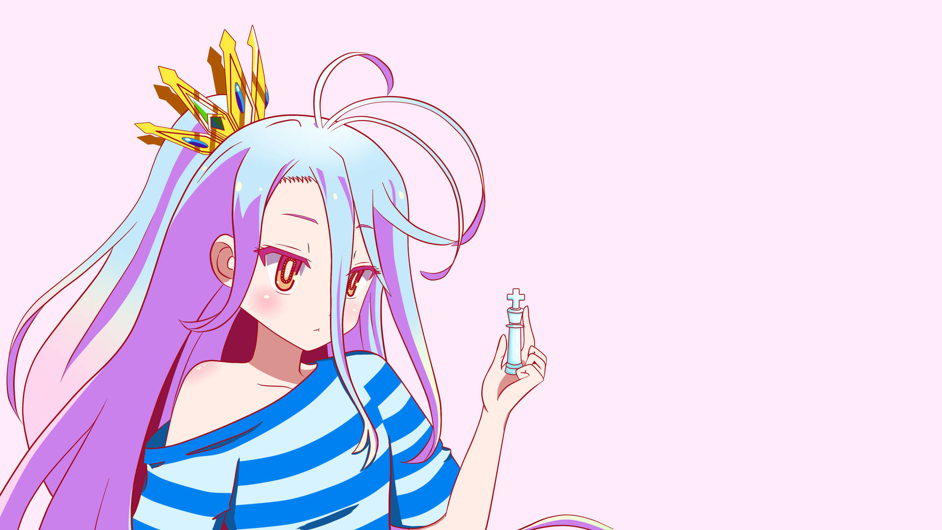 Wallpaper background, Sora, Shiro, No game no life, the game to