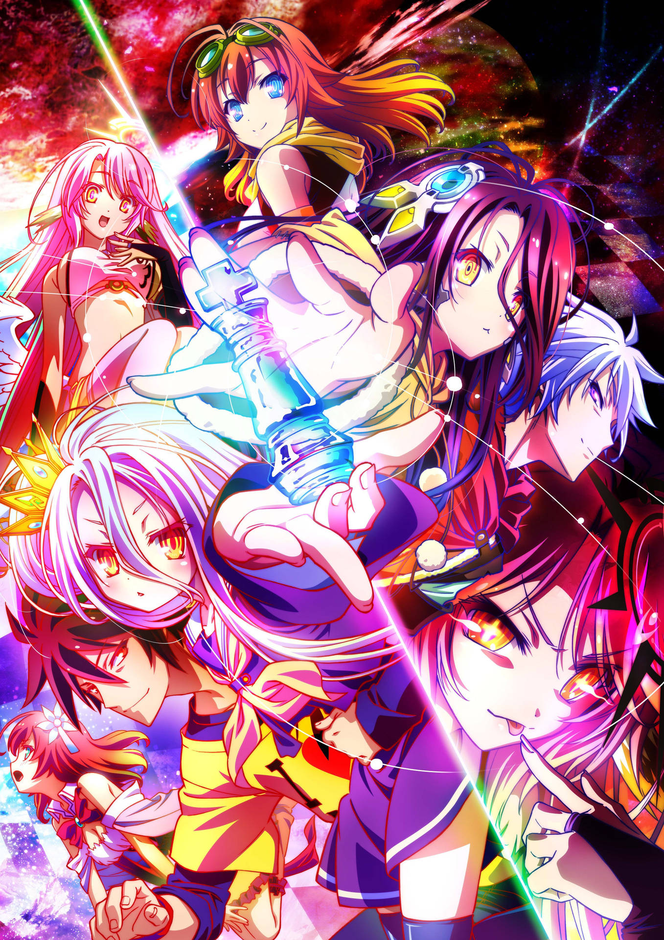 Step into a world of strategy and adventure with the film No Game No Life: Zero! Wallpaper