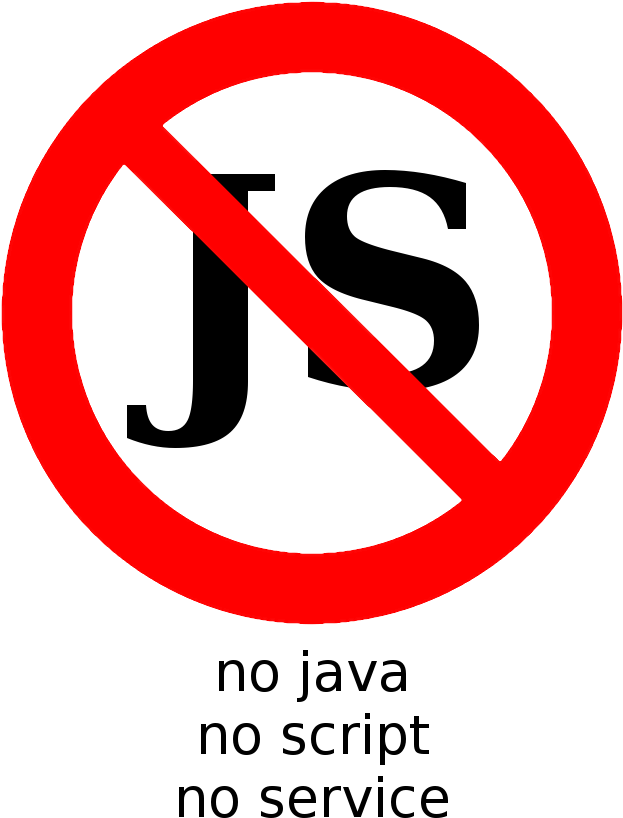Red prohibition symbol on black background indicating forbidden action