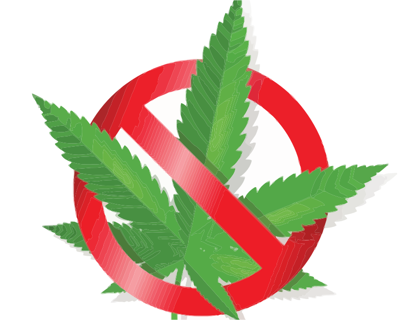 No Marijuana Sign PNG