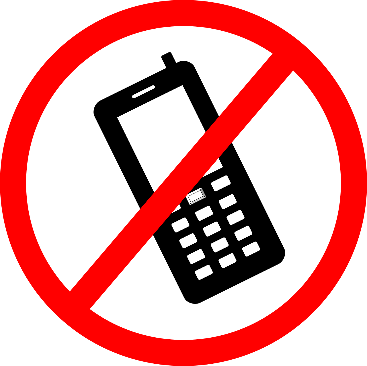 No Mobile Phone Sign PNG