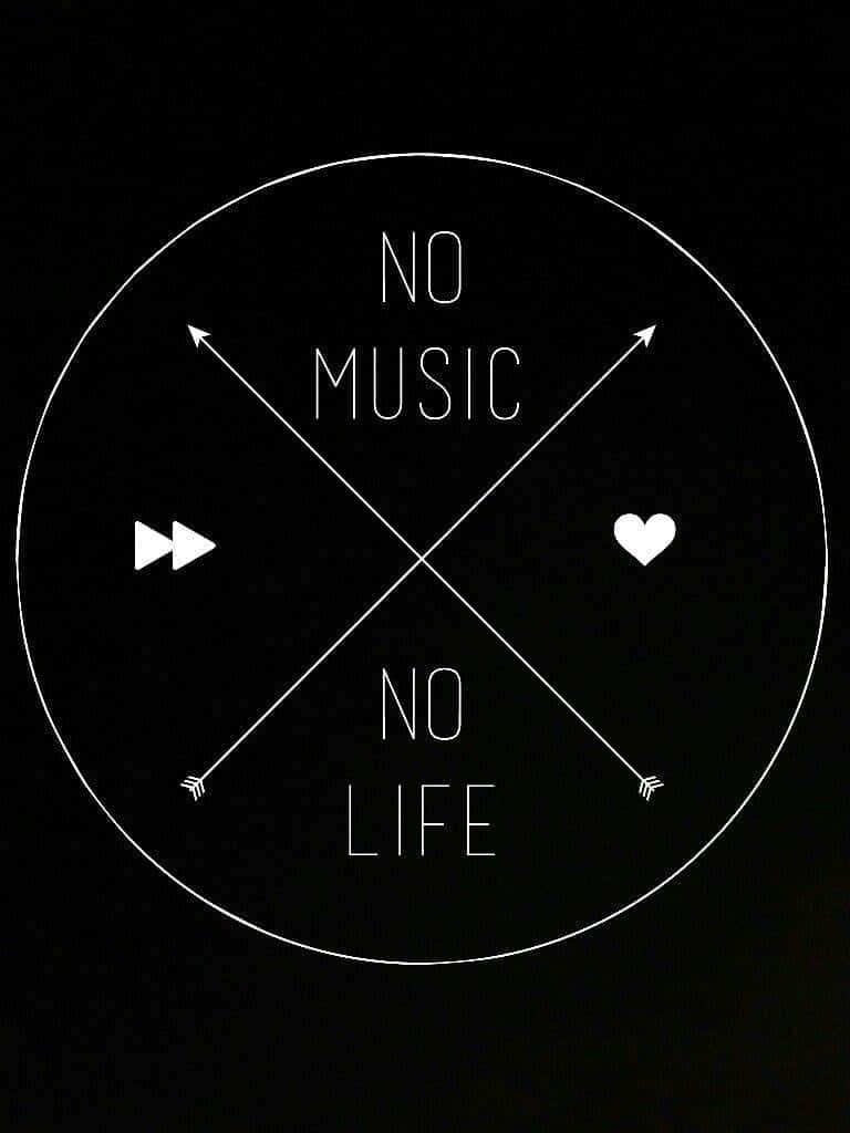 No Music No Life Graphic Wallpaper