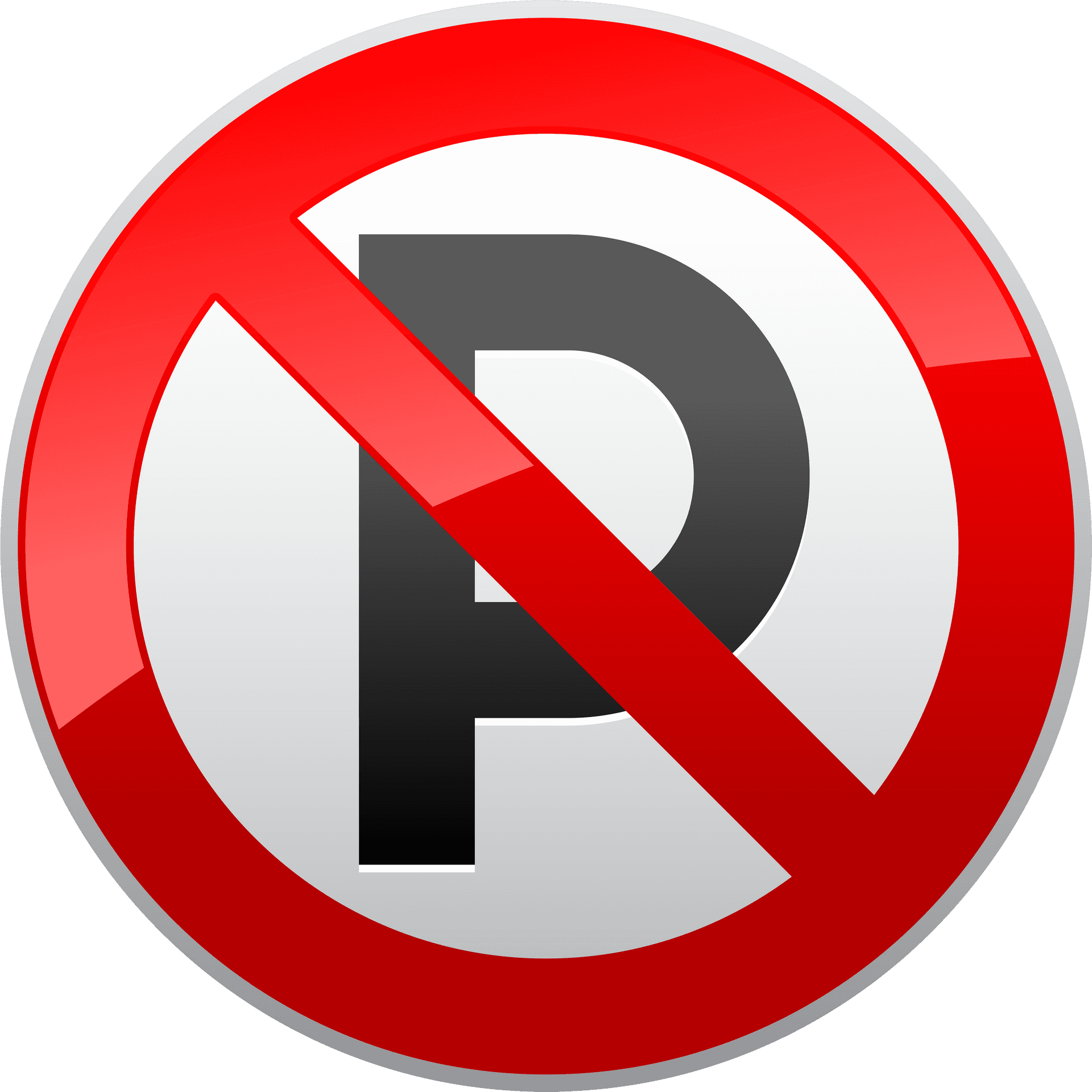 No Parking Sign Graphic PNG