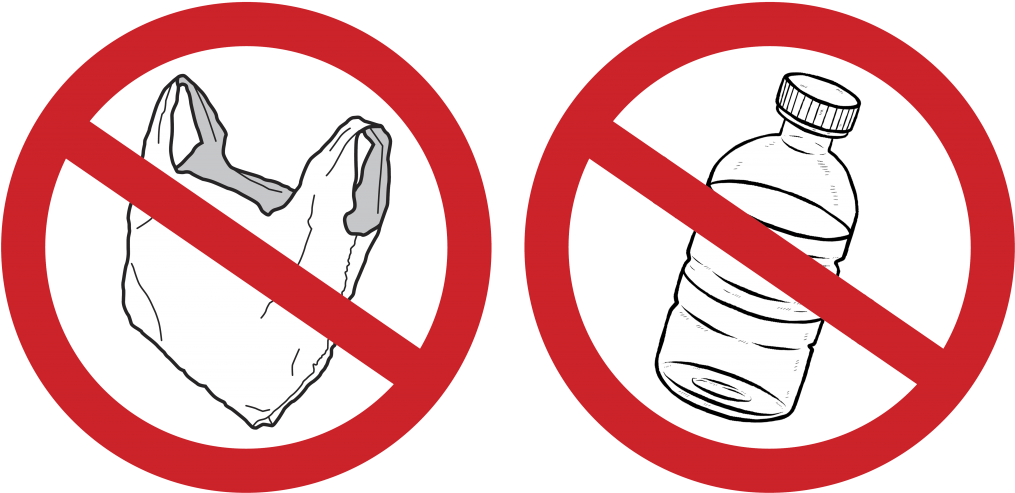 No Plastic Symbols Plastic Bag Bottle PNG