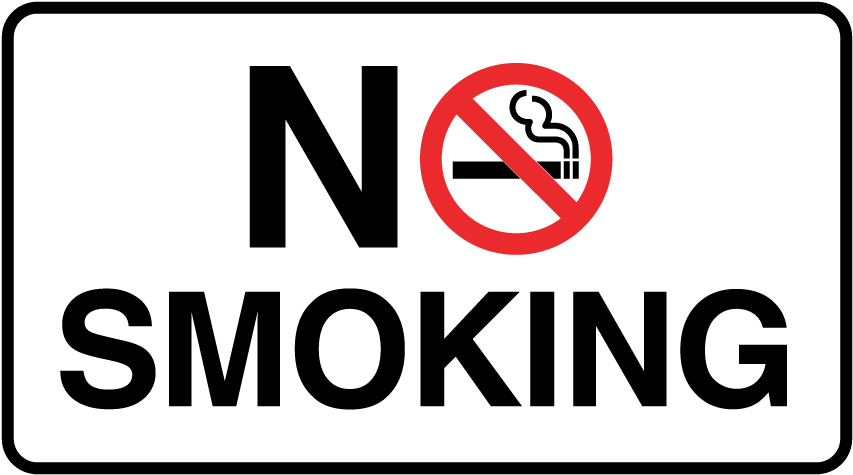No Smoking Sign Graphic PNG
