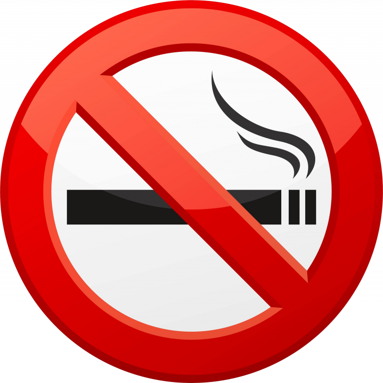 No Smoking Sign Graphic PNG