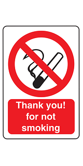 No Smoking Sign Thank You PNG