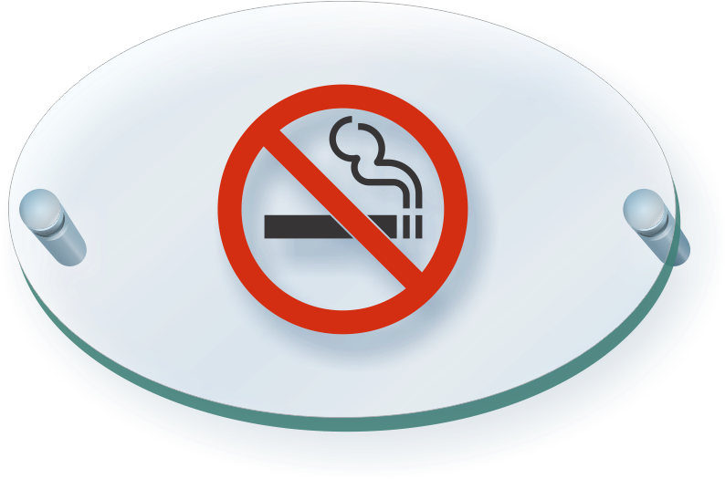 No Smoking Signon Wall PNG