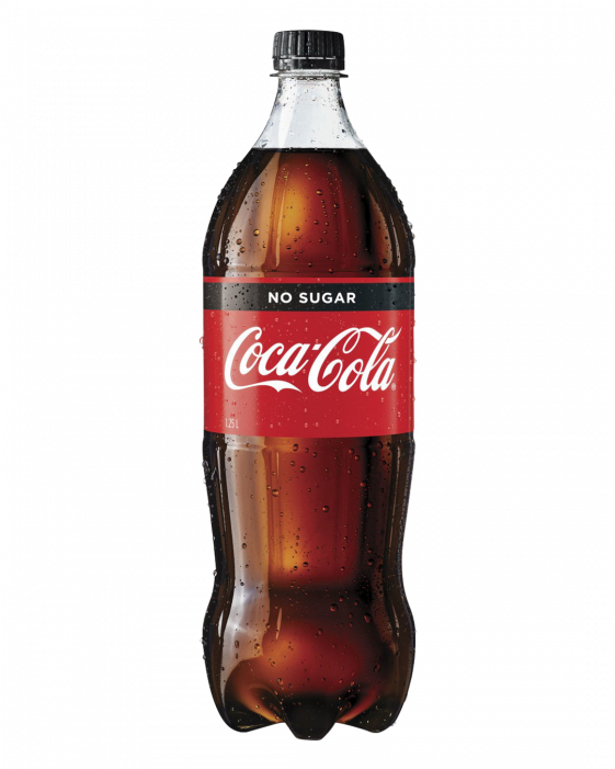 No Sugar Cola Bottle PNG