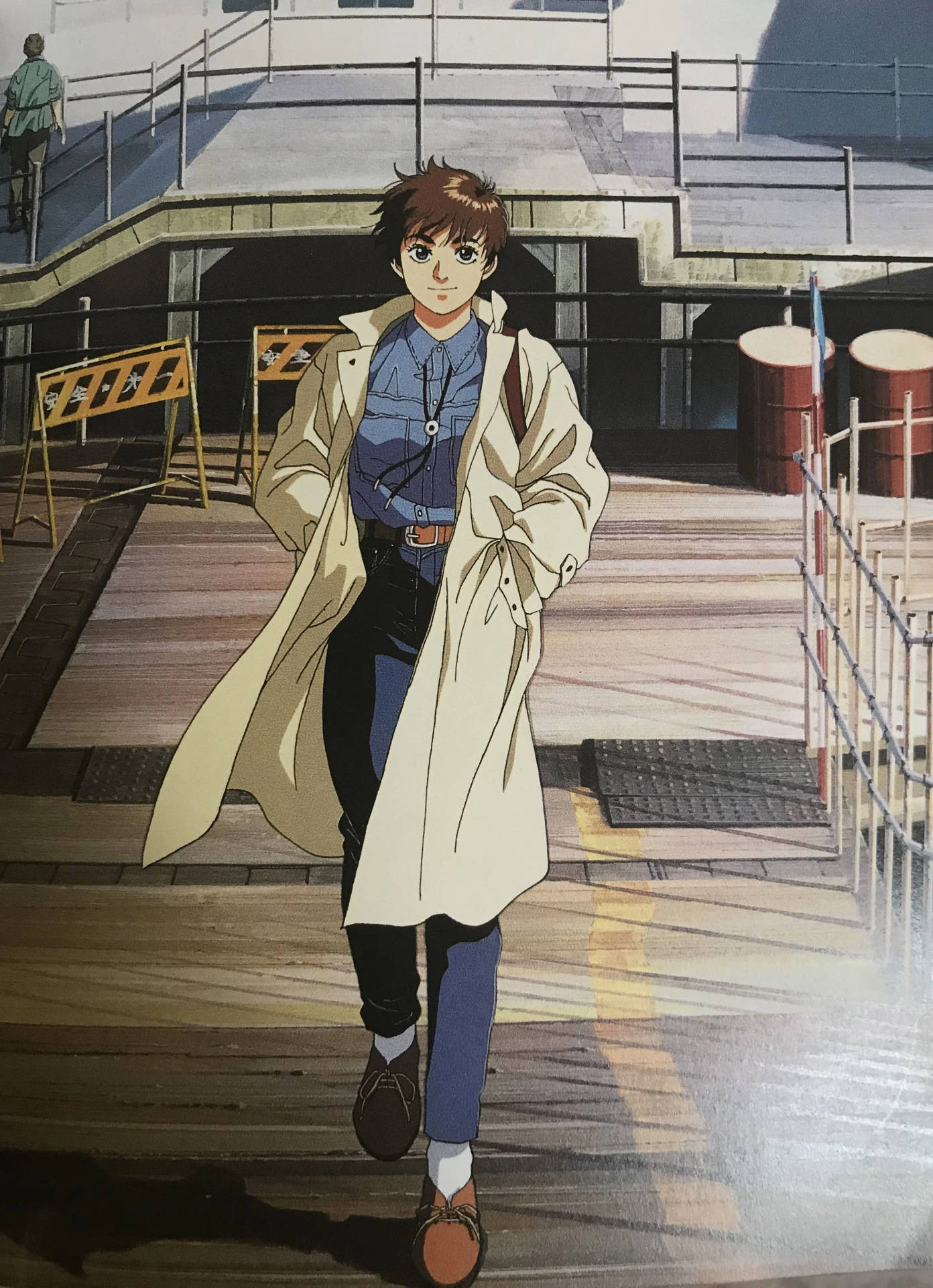 Noa Izumi sød Retro Anime Aesthetic Wallpaper Wallpaper