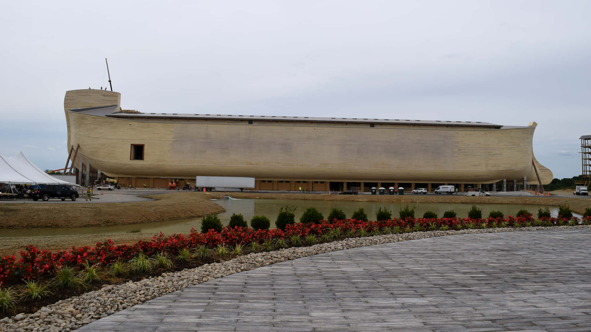 The Steep Departure of Noah's Ark
