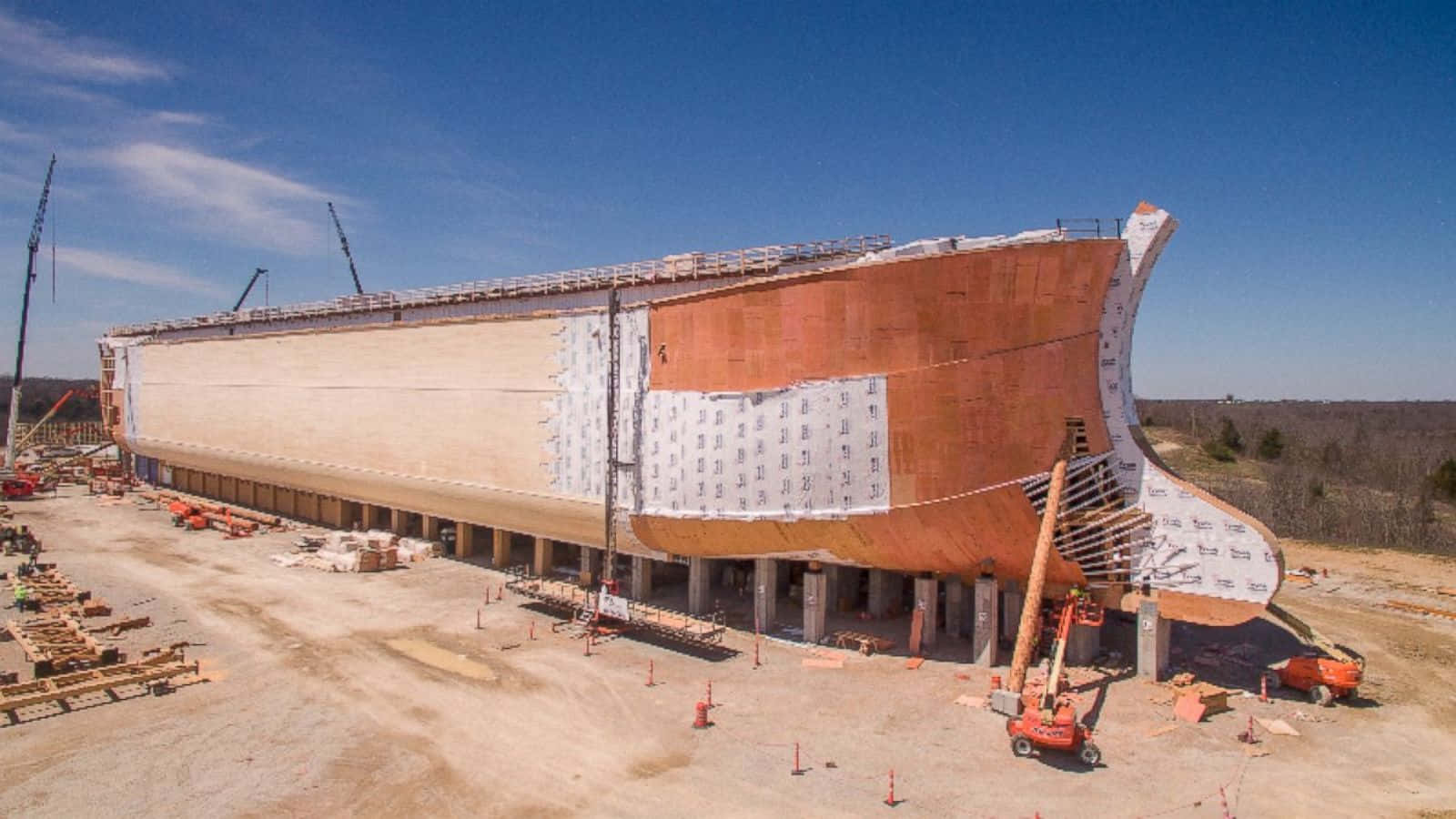 The Ark Of The Covenant Is Being Built In A Construction Site