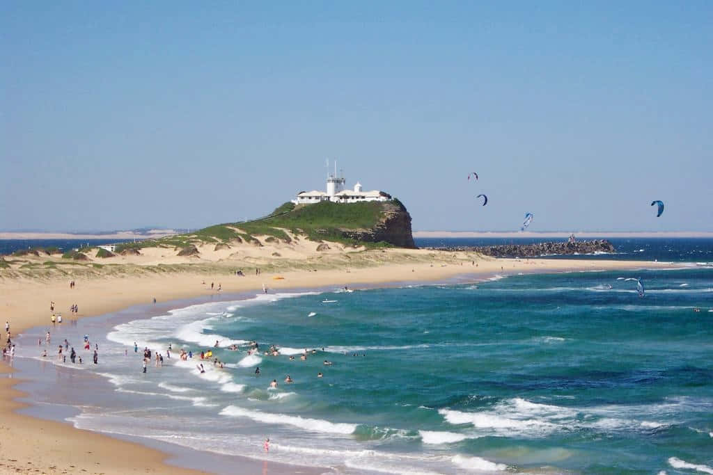 Nobbys Beach Newcastle Australia Wallpaper