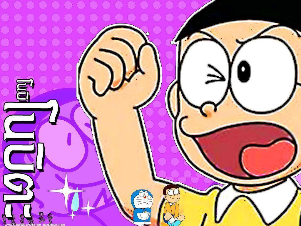 Nobita Furious Face Wallpaper