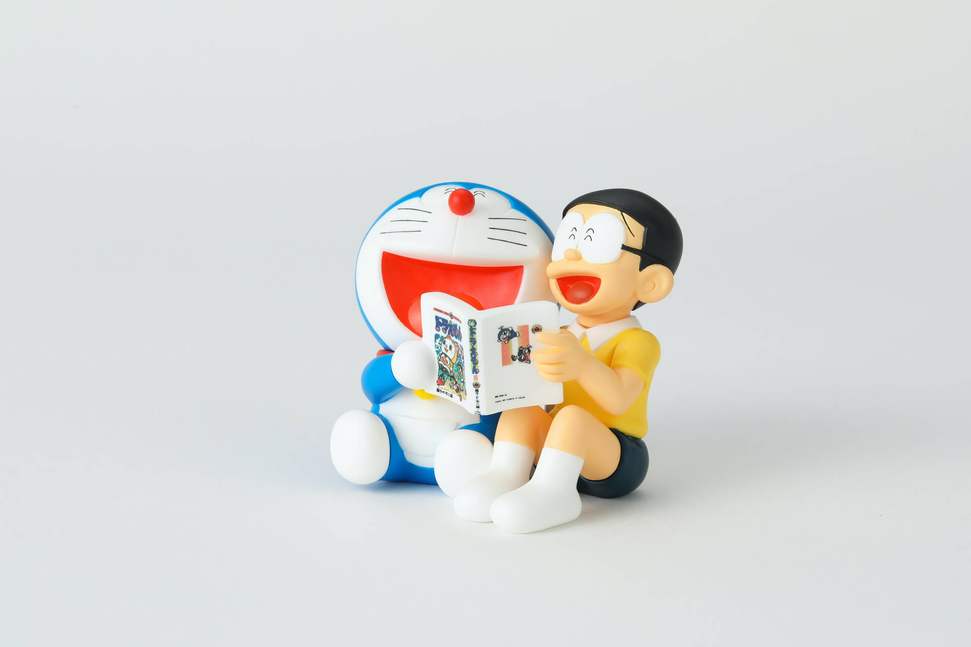 Nobita Nobi And Doraemon 4k Background