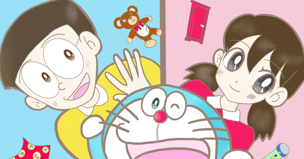 Download Nobita Shizuka Hd Cute Art Wallpaper 