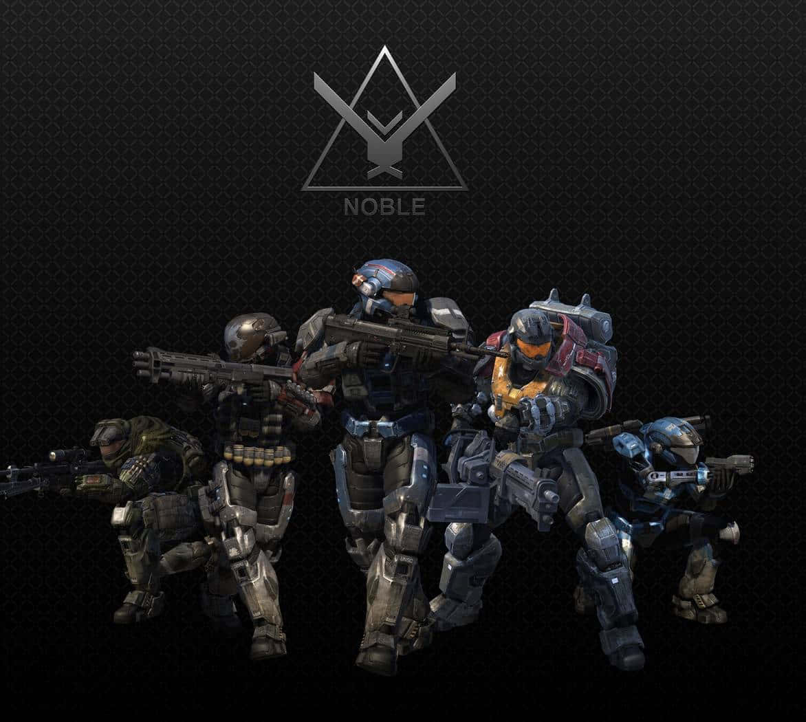 Noble Team - United in Battle Wallpaper