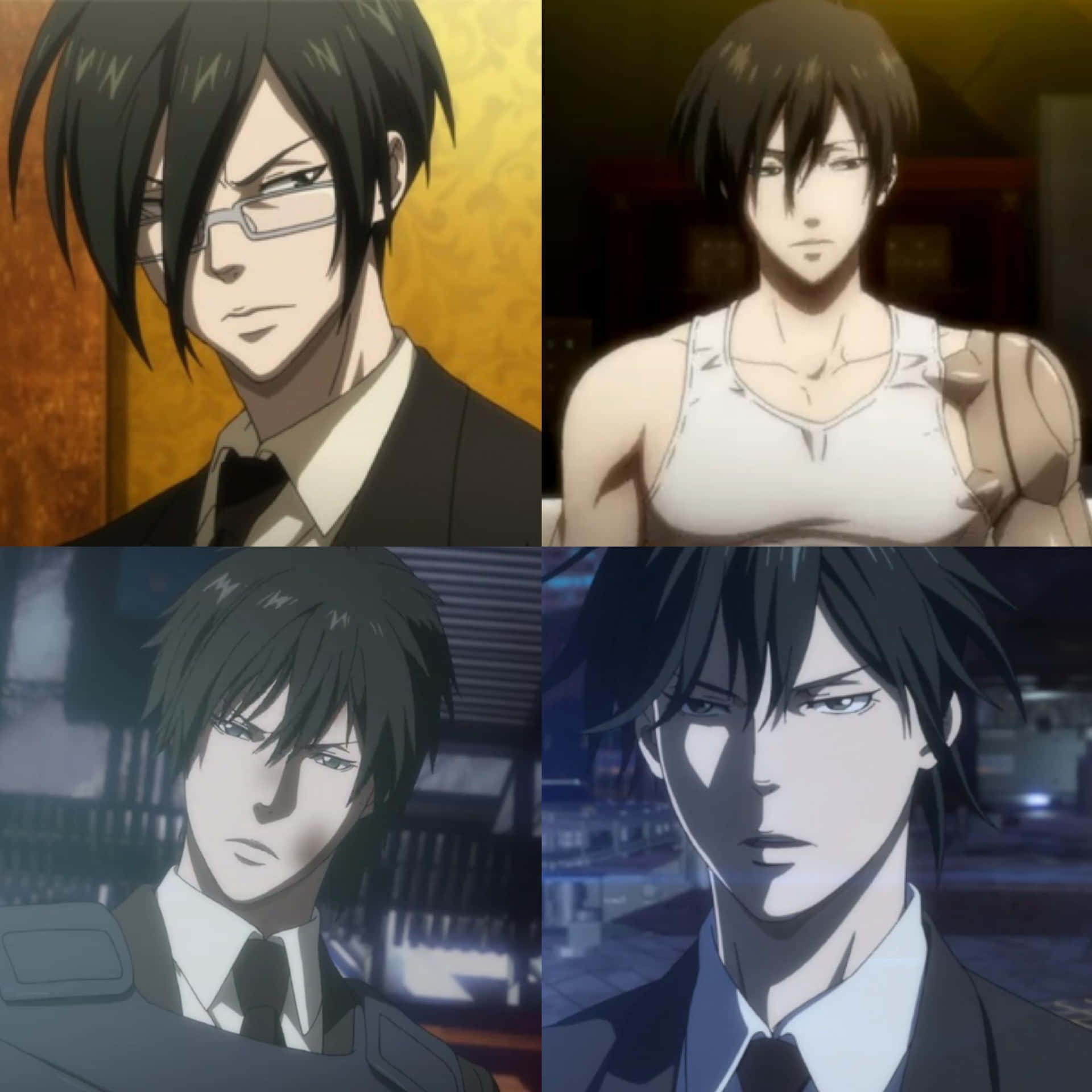 Nobuchika Ginoza, a key character from the acclaimed anime series, Psycho-Pass Wallpaper