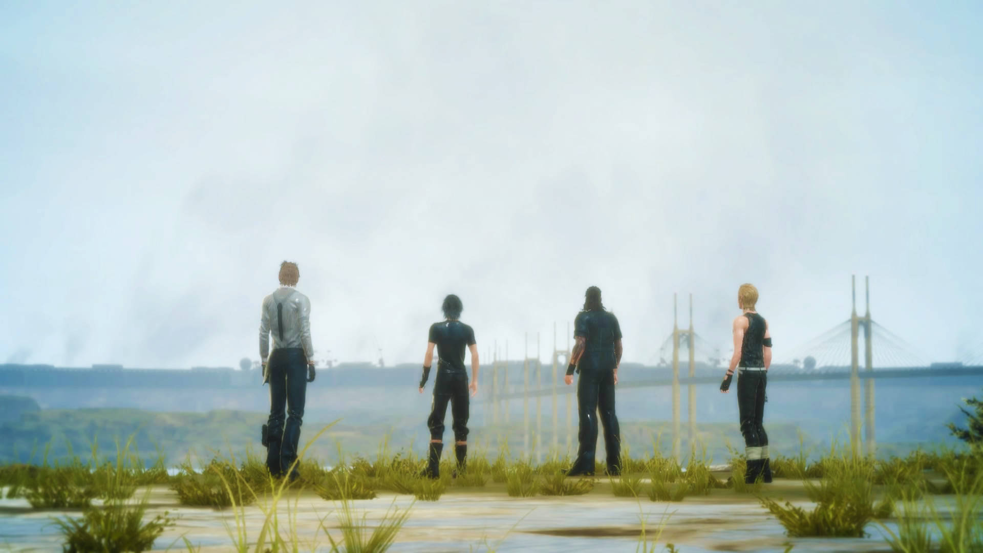 Noctis And Friends Final Fantasy Xv Wallpaper