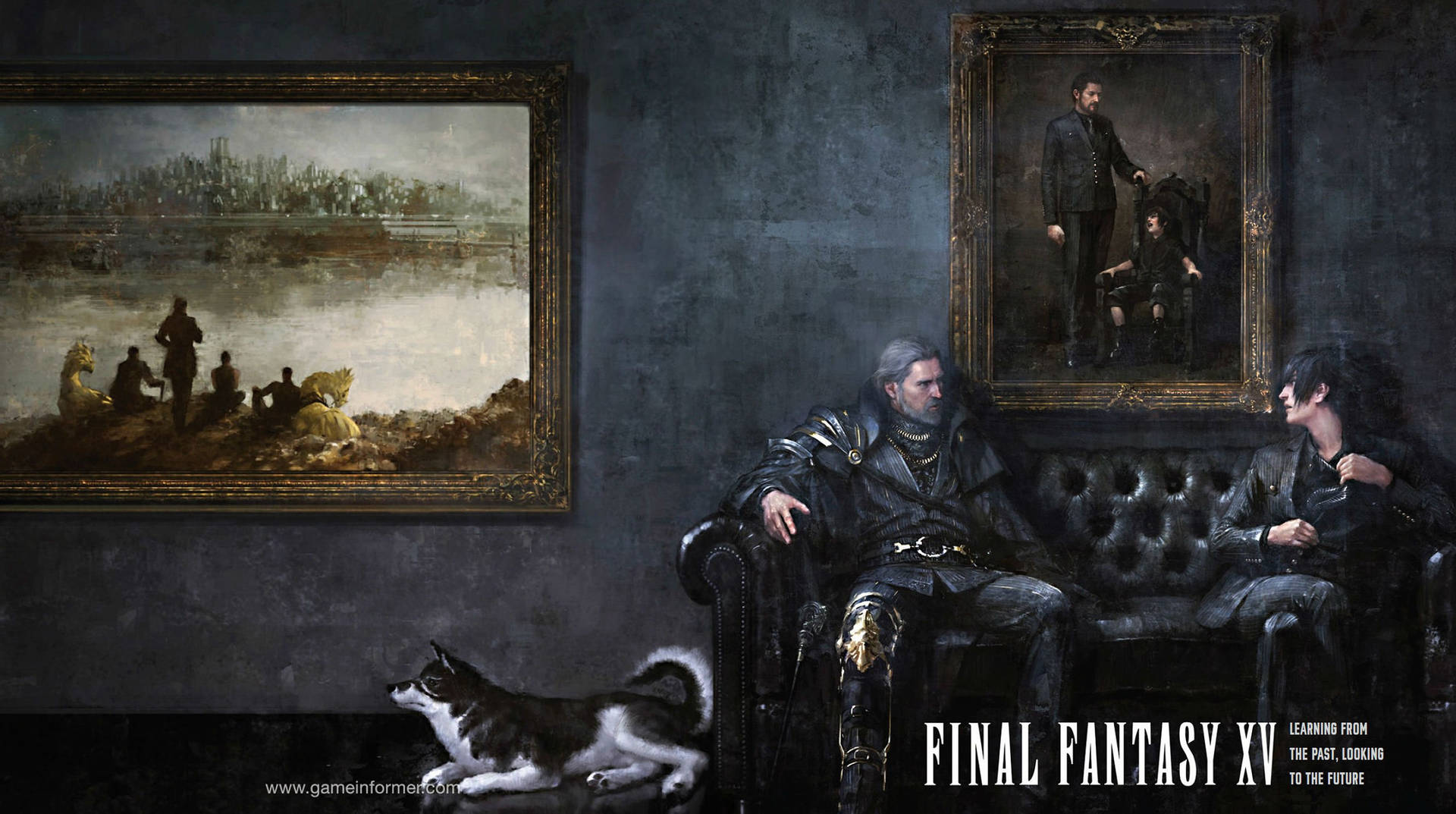 Noctis And King Regis Of Final Fantasy Xv Background