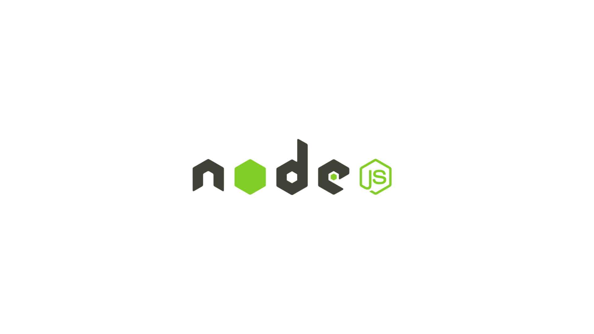 Node J S Logo Graphic Wallpaper