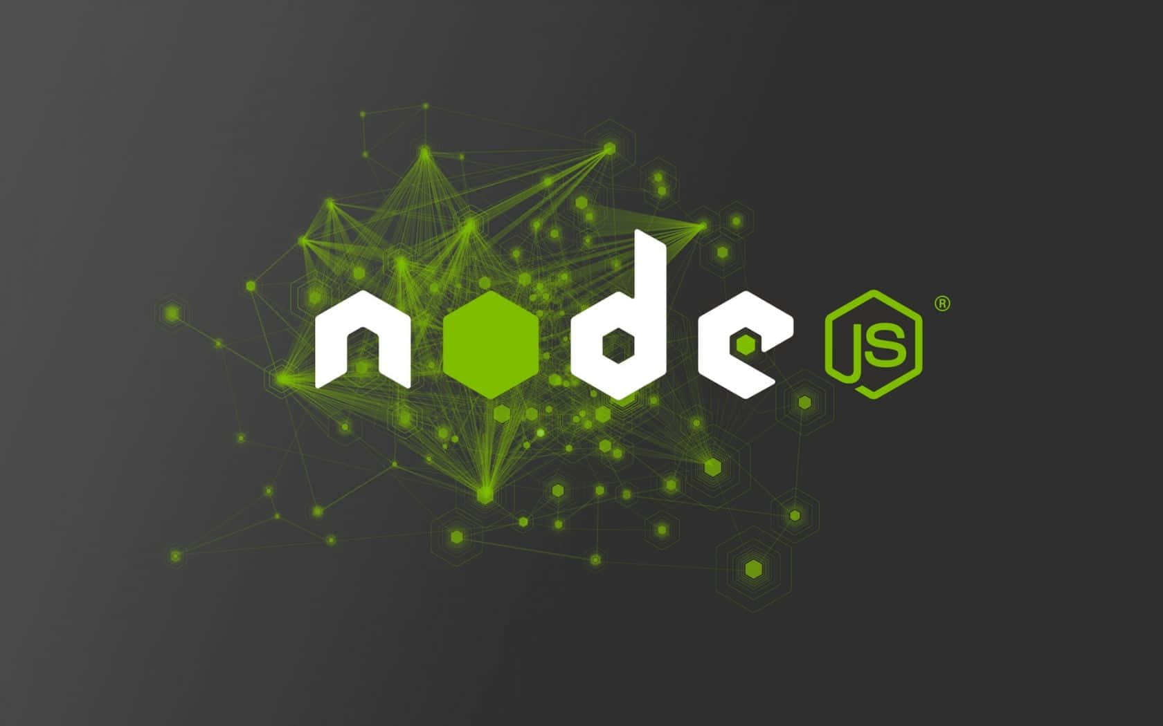 Node J S Logo Green Background Wallpaper