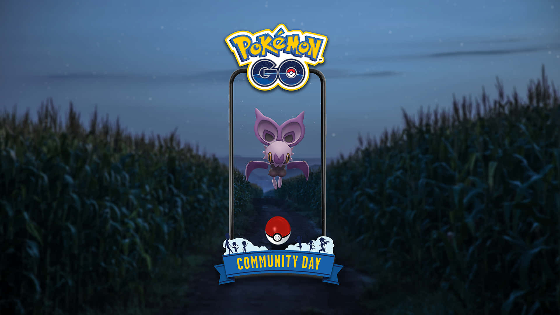 Noibati Pokémon Go Community Day Wallpaper
