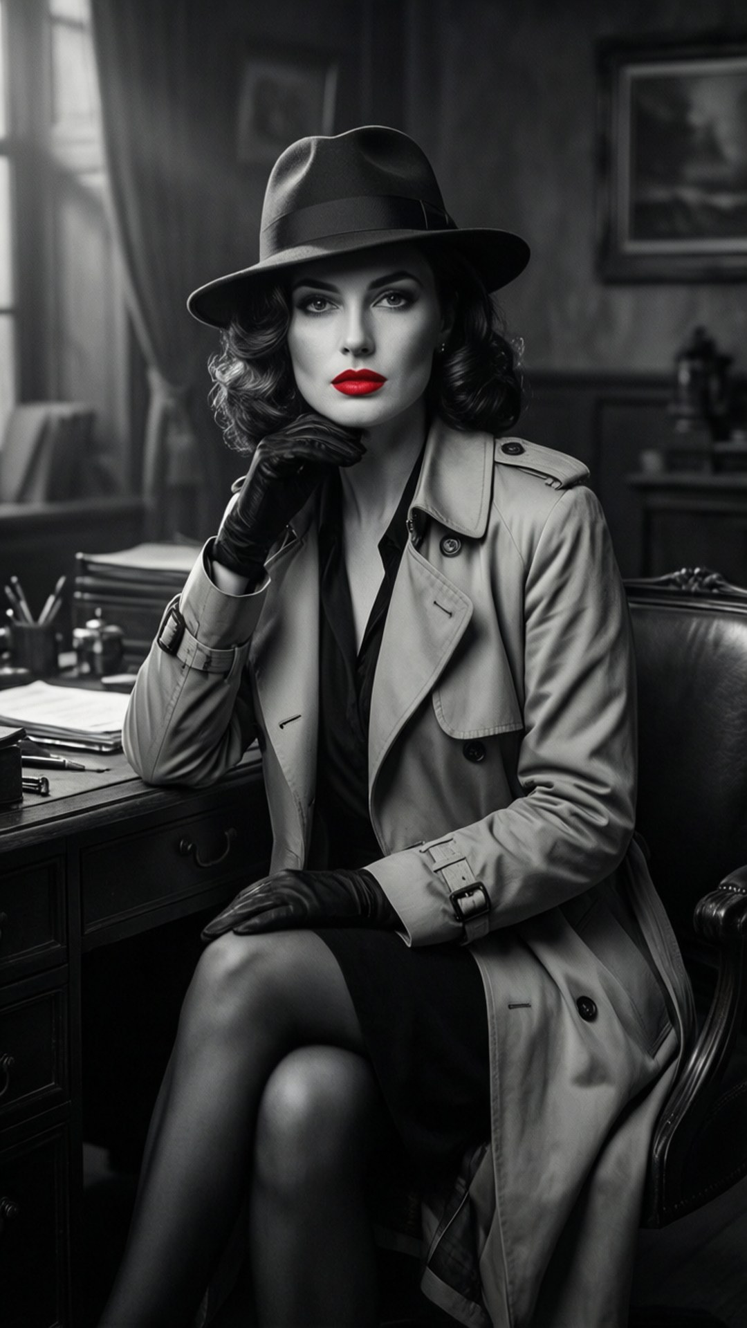 Noir Bombshell Bakgrundsbilder