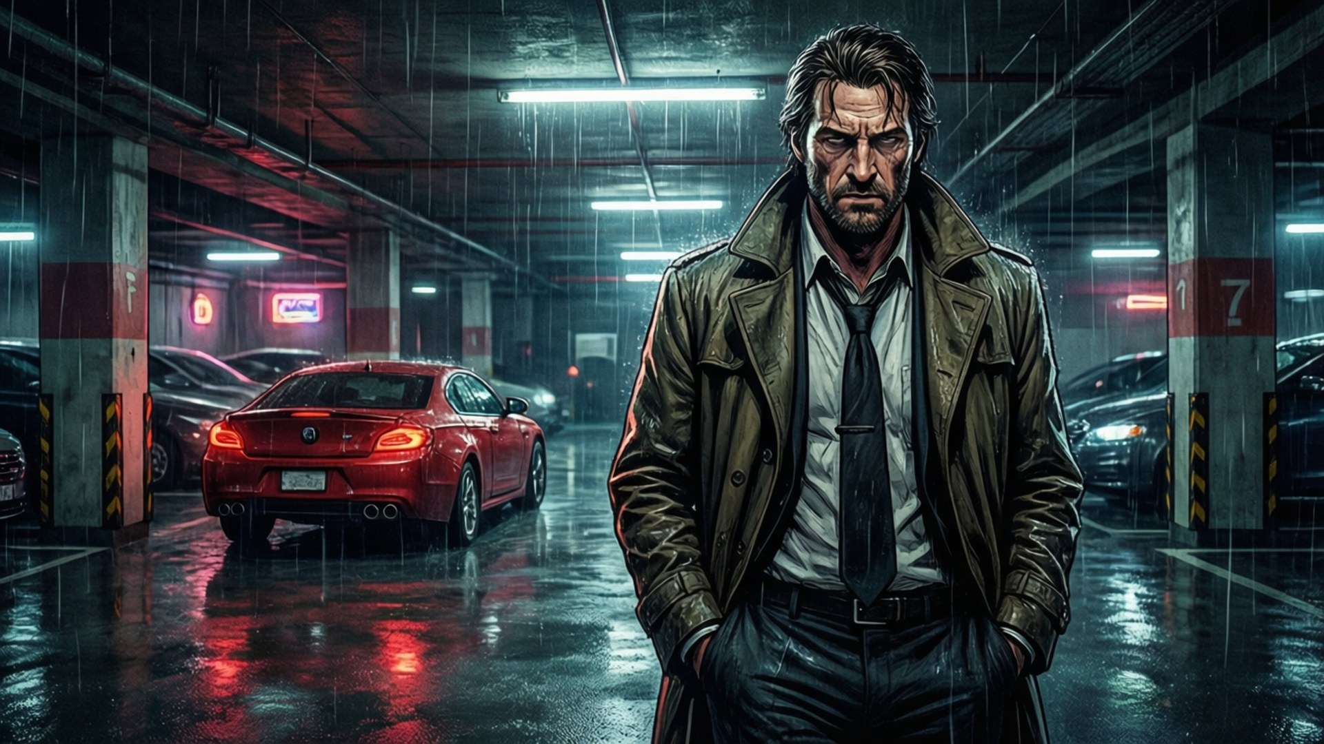 Noir Garage Max Wallpaper