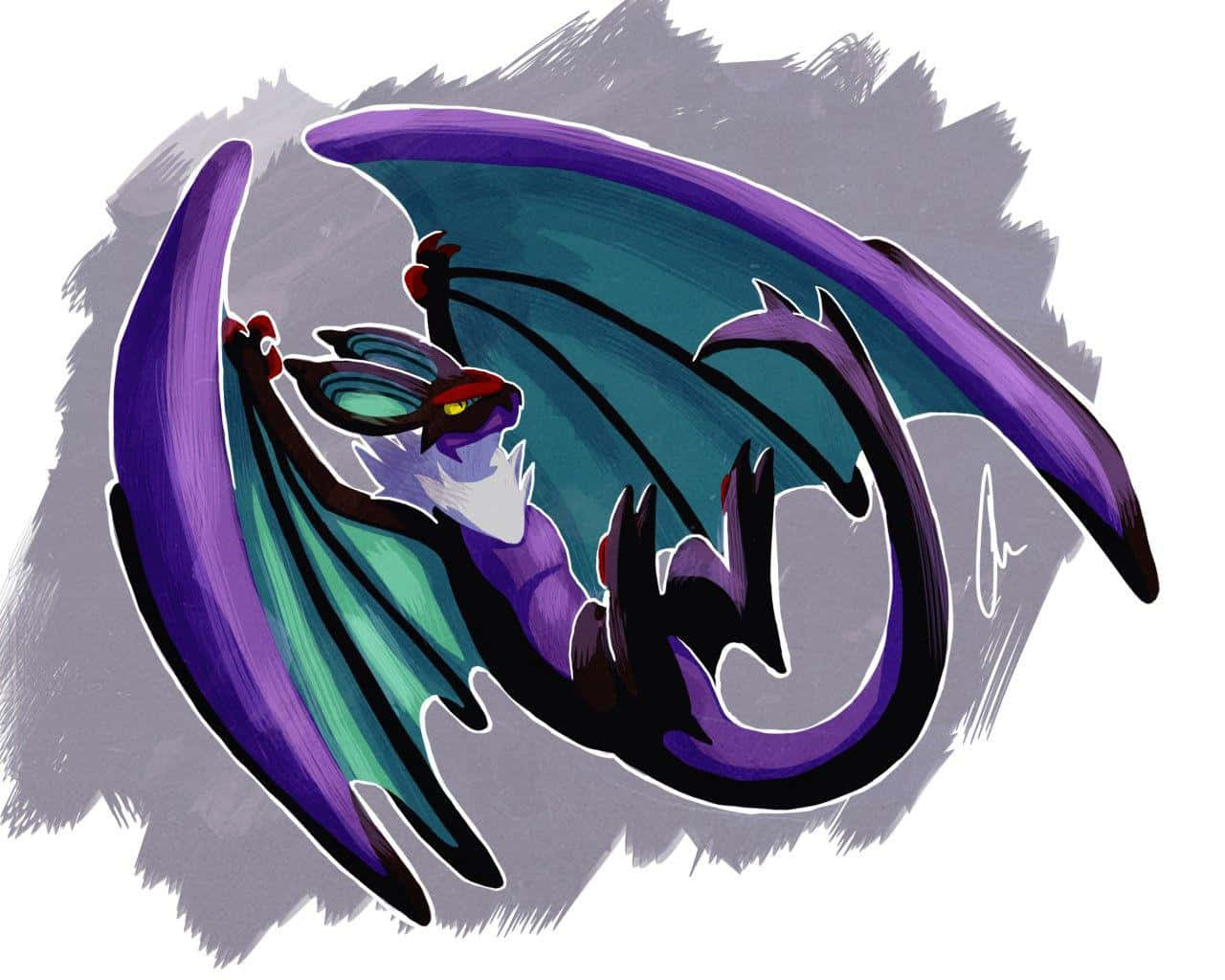 Noivern In Flight - The Dragon Pulse Pokemon Wallpaper