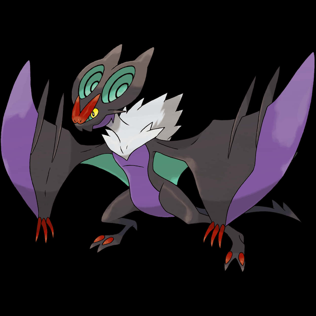 Noivern Pokemon Vliegende Draak Achtergrond