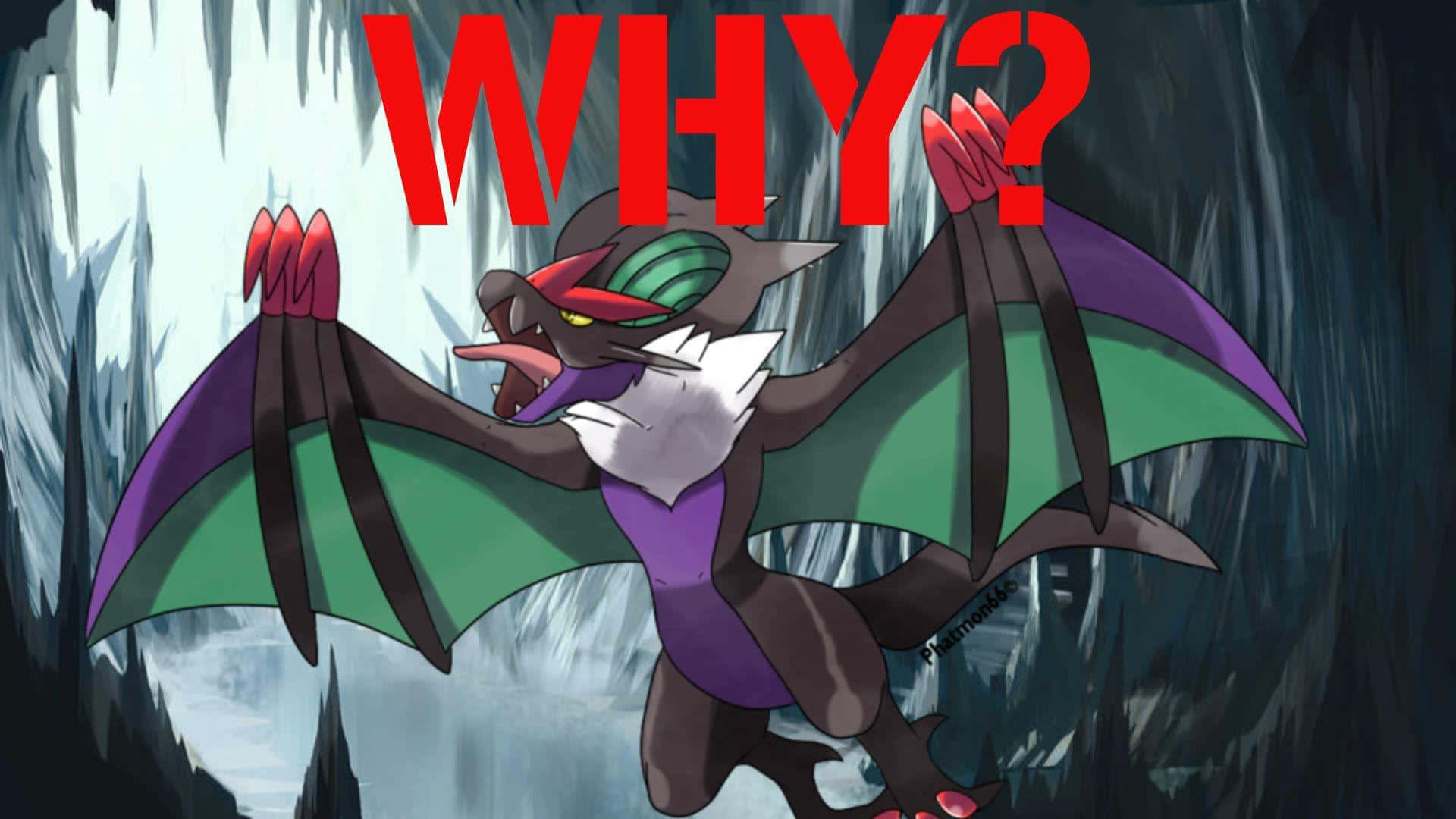 Noivern Questioning Expression Wallpaper