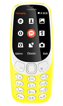 Nokia Classic Model Yellow PNG