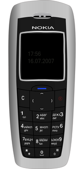 Nokia Classic Phone Display PNG