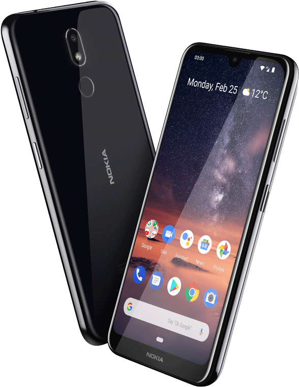 Nokia Smartphone Dual Camera Design PNG