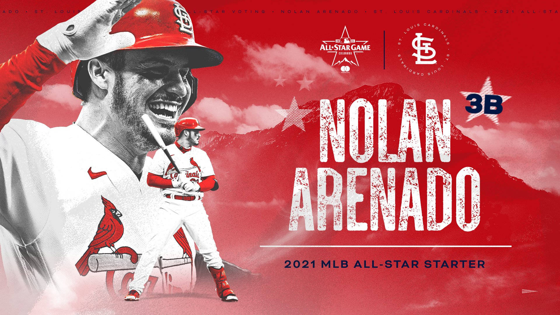 Nolan Arenado All-Star Poster Tapet: Nu har du muligheden for at få det nyeste All-Star Arenado-plakat på din skærm. Wallpaper