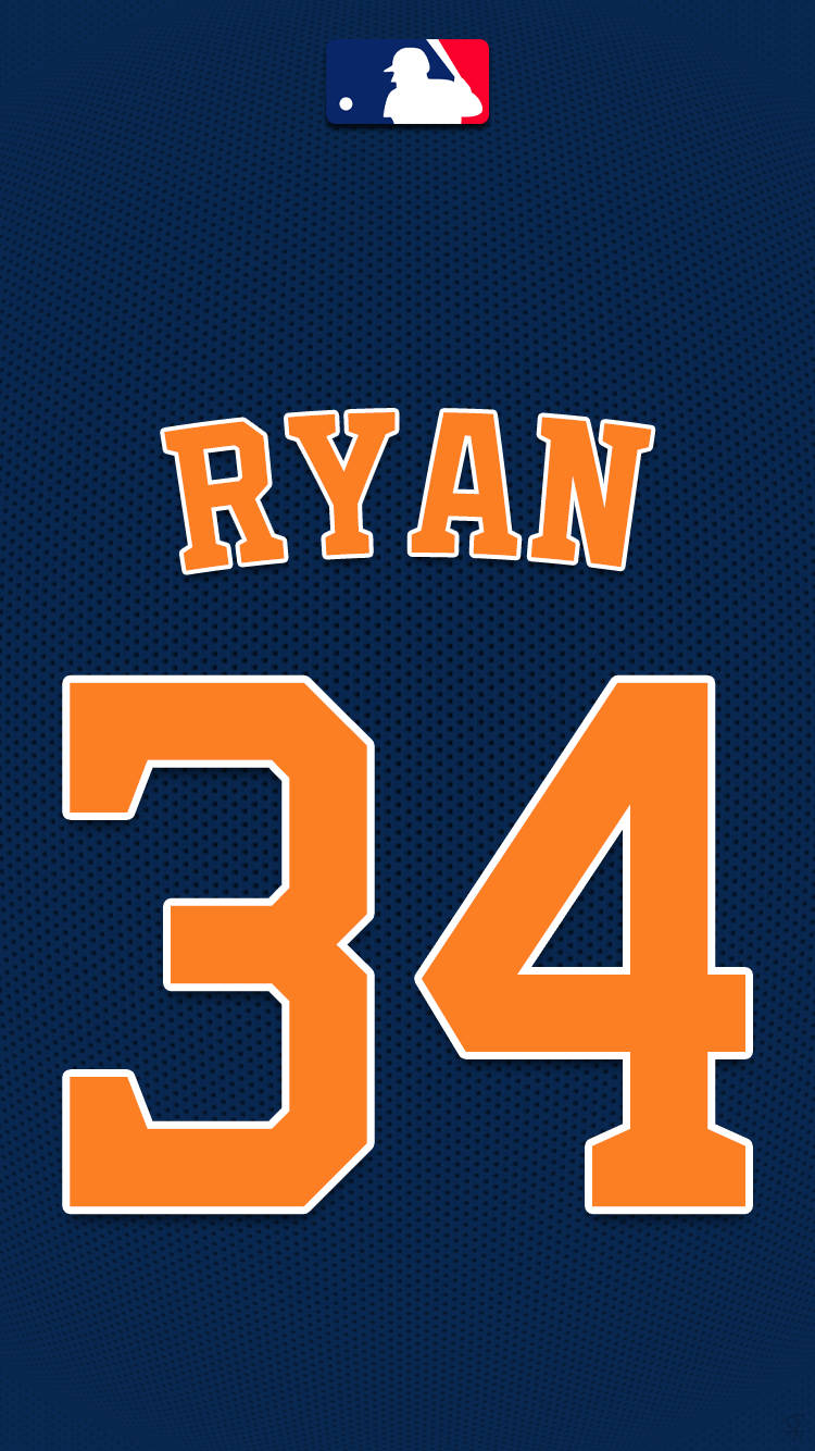 Download Nolan Ryan Baseball Jersey Wallpaper