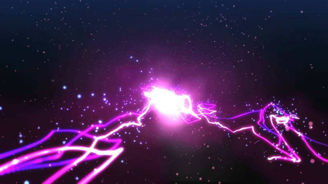 Non Copyrighted Purple Electric Current Wallpaper