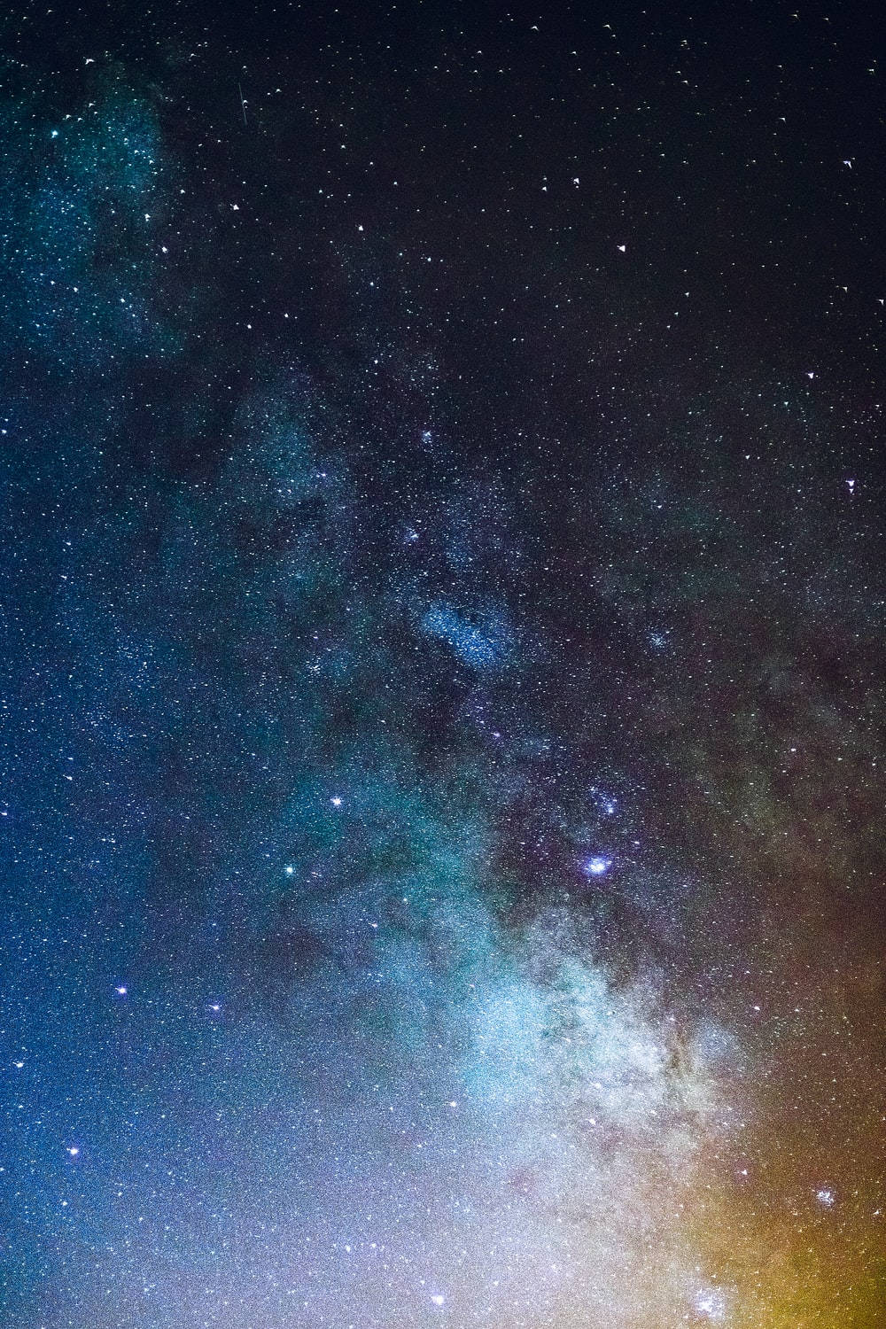 Cielonocturno Estrellado Sin Derechos De Autor. Fondo de pantalla
