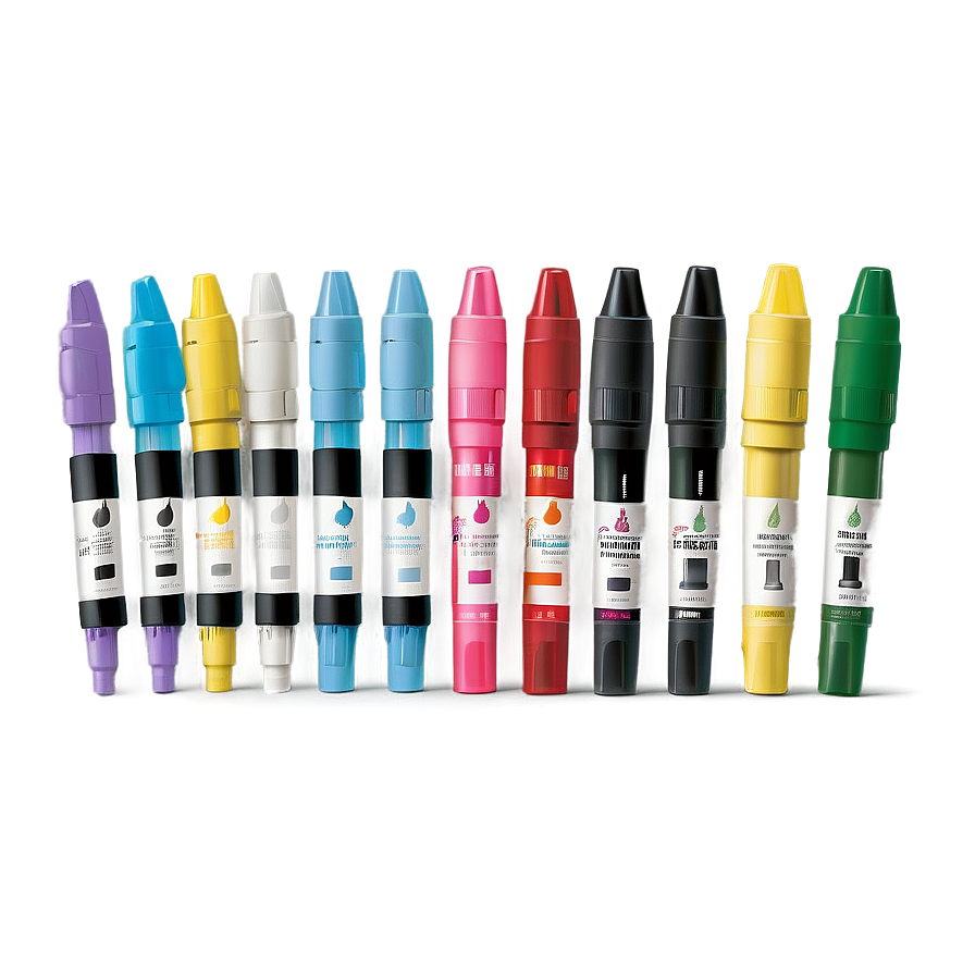 Non-toxic Markers Selection Png 80 PNG