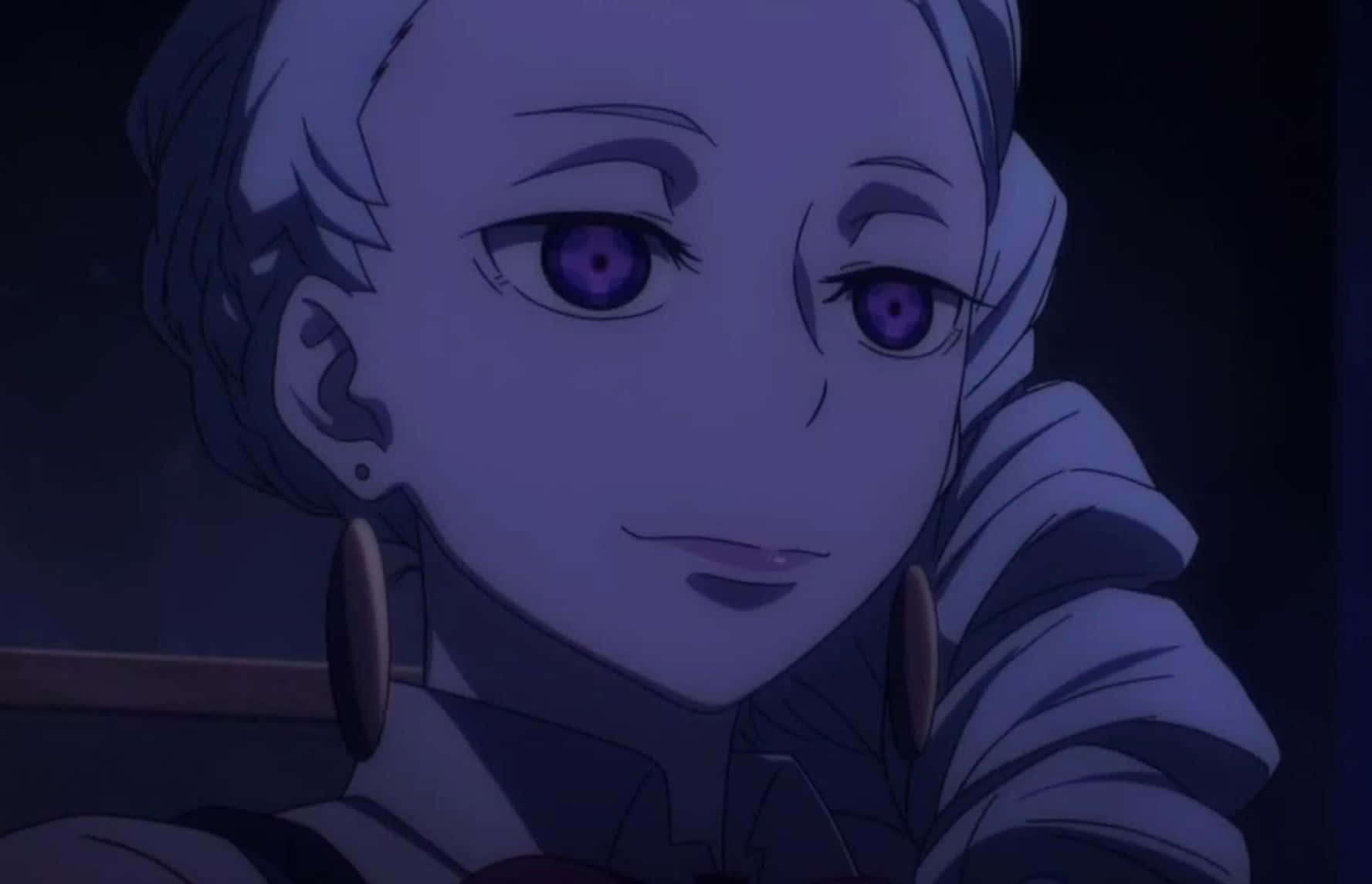 Nona From Death Parade Intensely Observing A Game Wallpaper