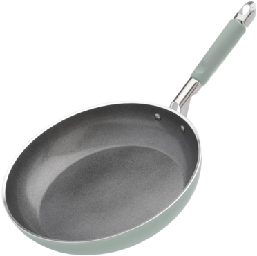 Nonstick Frying Pan Gray Handle PNG